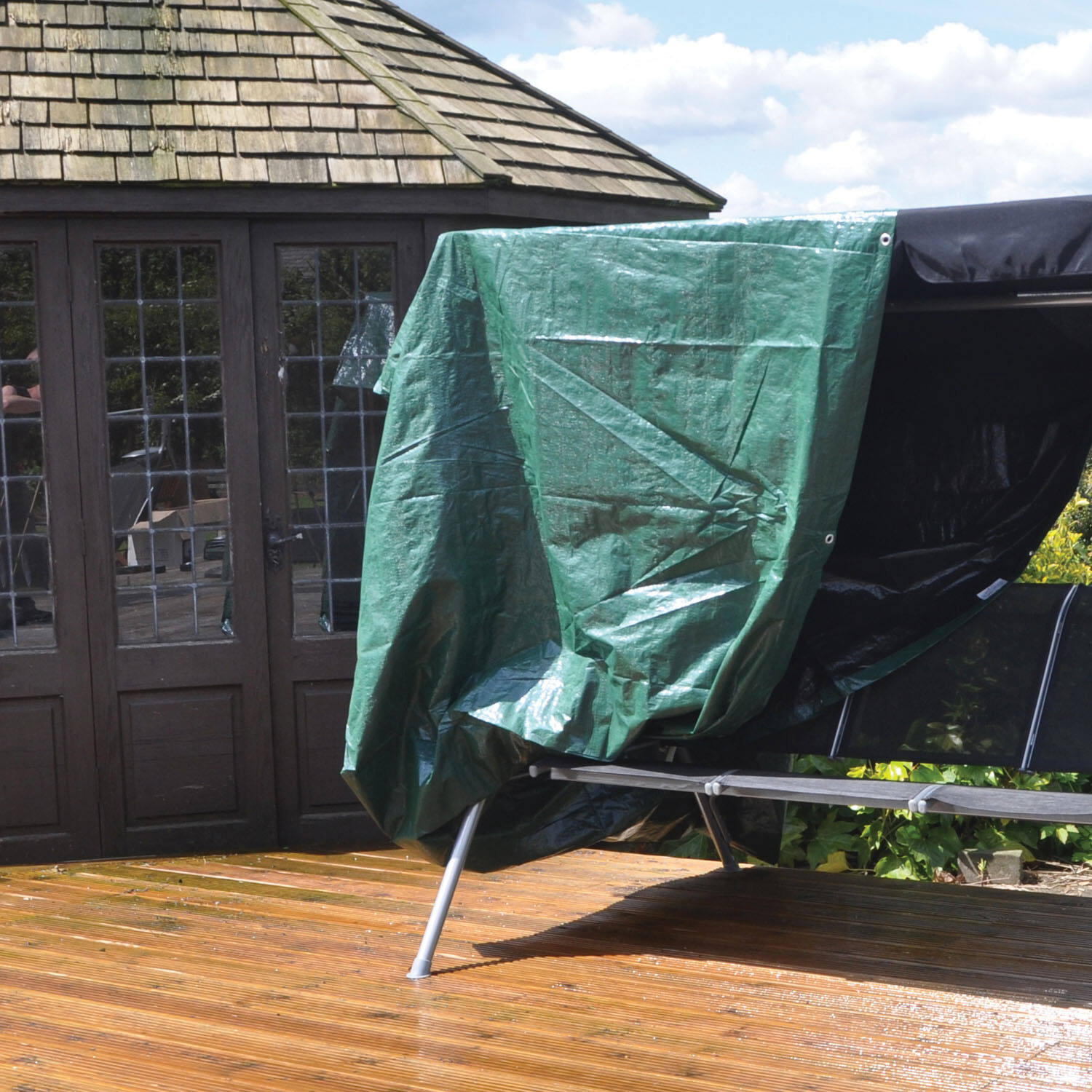 Kingfisher Garden Cover Swinging Hammock Image 2