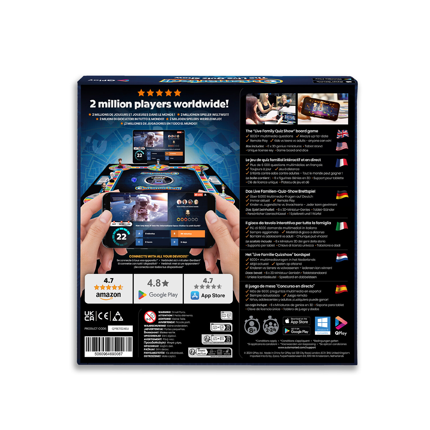 Outsmarted Game - Blue Image 3
