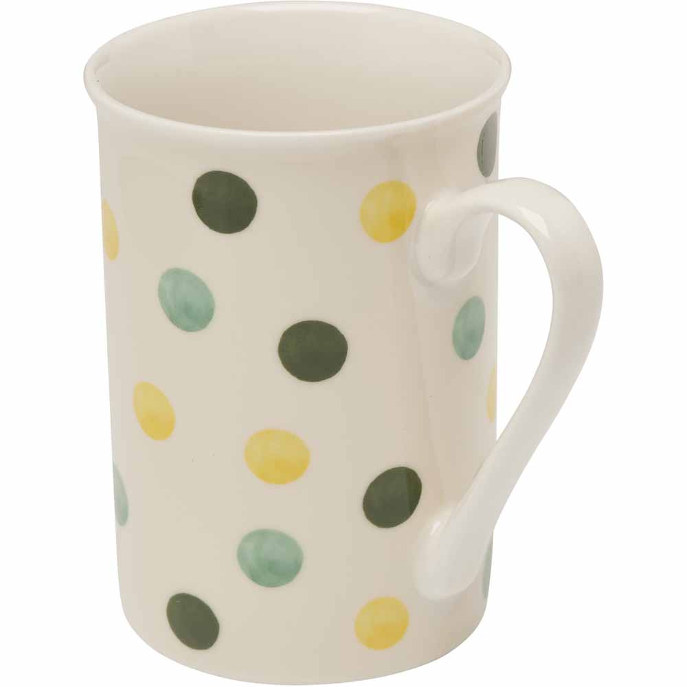 Wilko Multicoloured Spots Mug Image 2