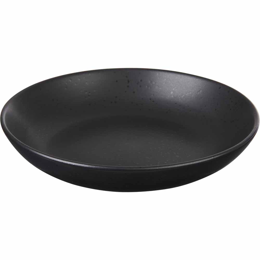 Wilko Fusion Black Pasta Bowl Image 1