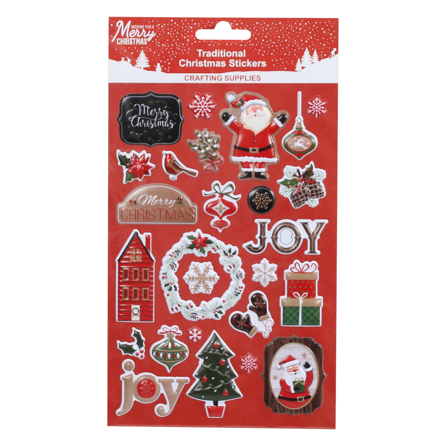 Traditional Christmas Crafting Stickers Image 2
