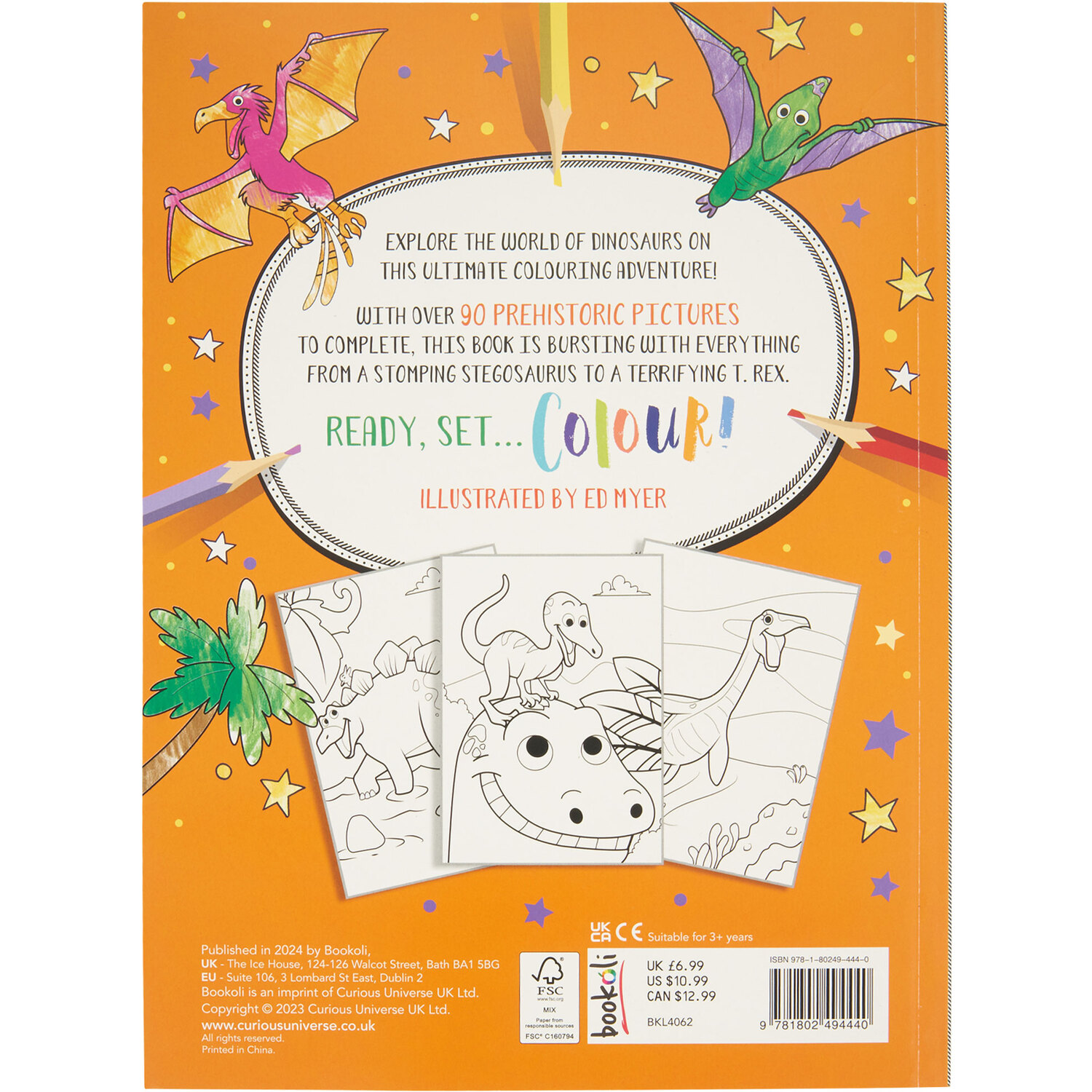 Mega Colouring Dinosaurs Image 4