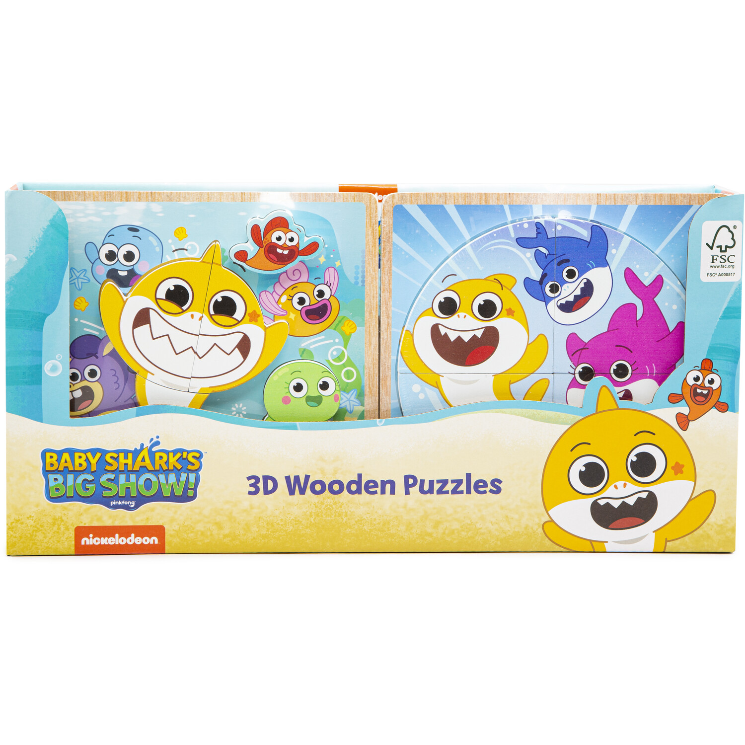 Baby Shark's Big Show 3D Wooden Puzzle Image 3