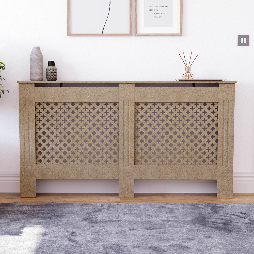 VIDA DESIGNS Oxford Unfinished Radiator Cover Large Image 2