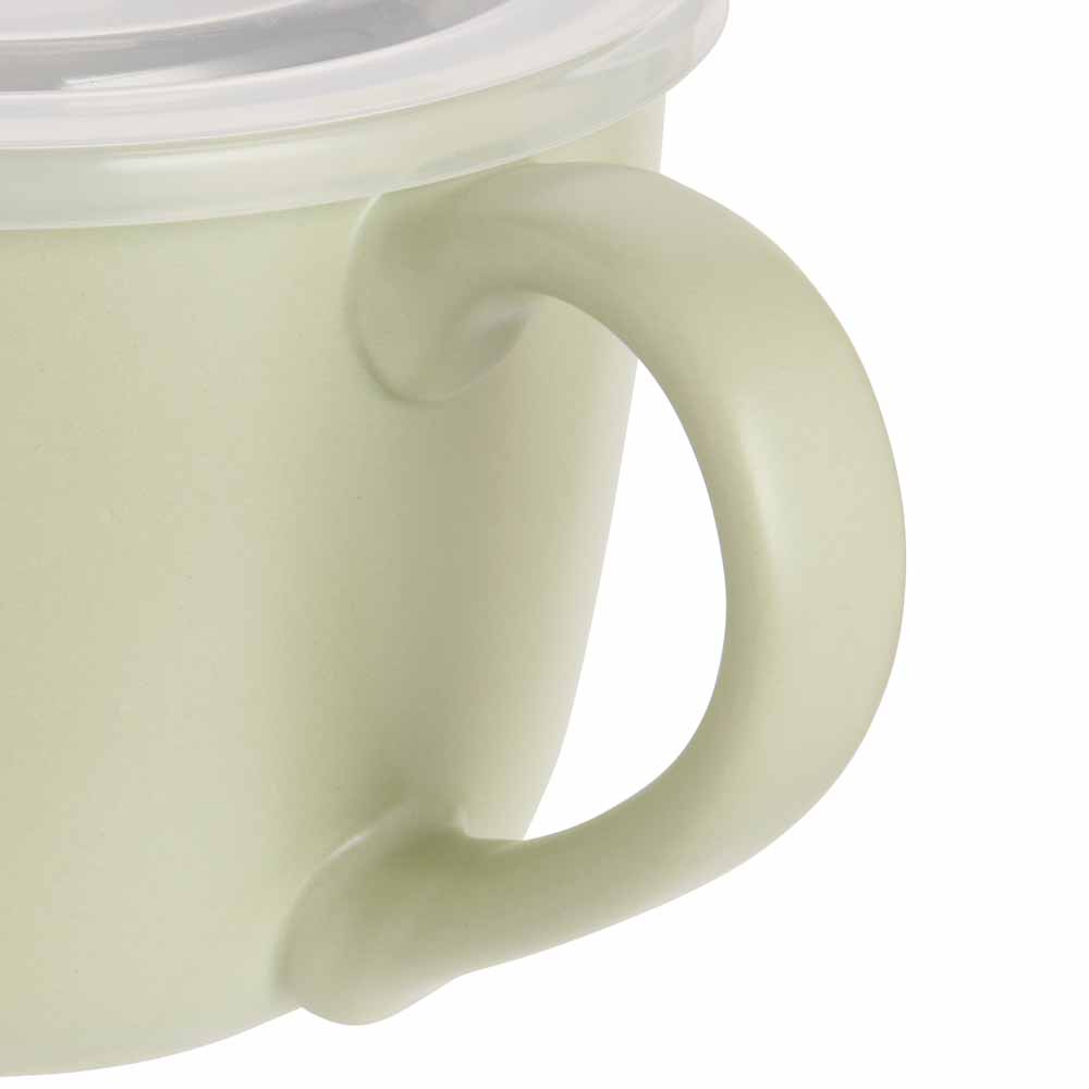 Wilko Green Soup Mug 500ml Wilko