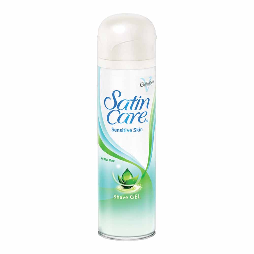 Gillette Satin Care Sensitive Shaving Gel 200ml  - wilko