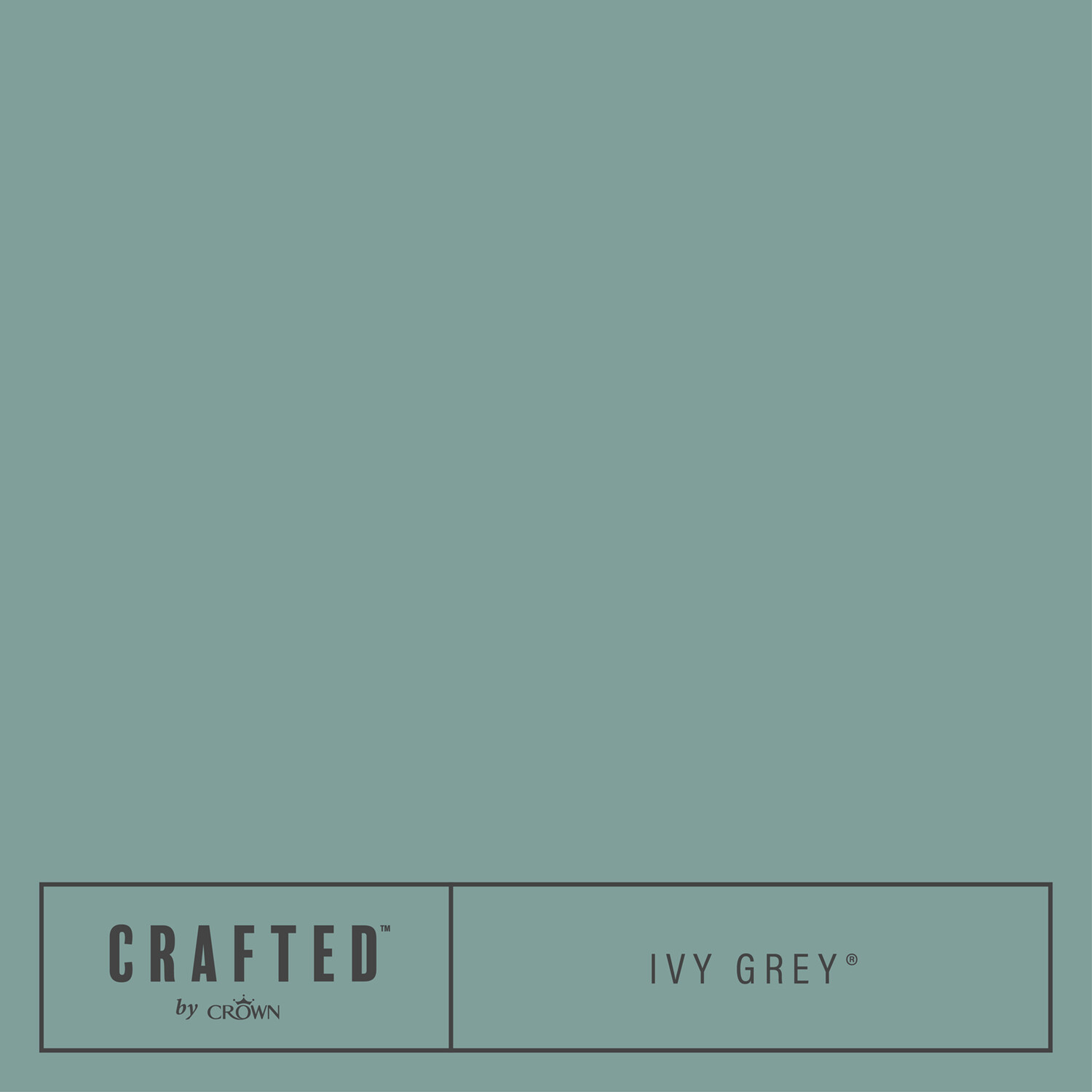 Crown Crafted Walls and Wood Ivy Grey Luxurious Flat Matt Paint 2.5L Image 5