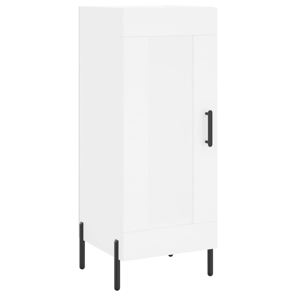 vidaXL 2 Door White Highboard Image 7