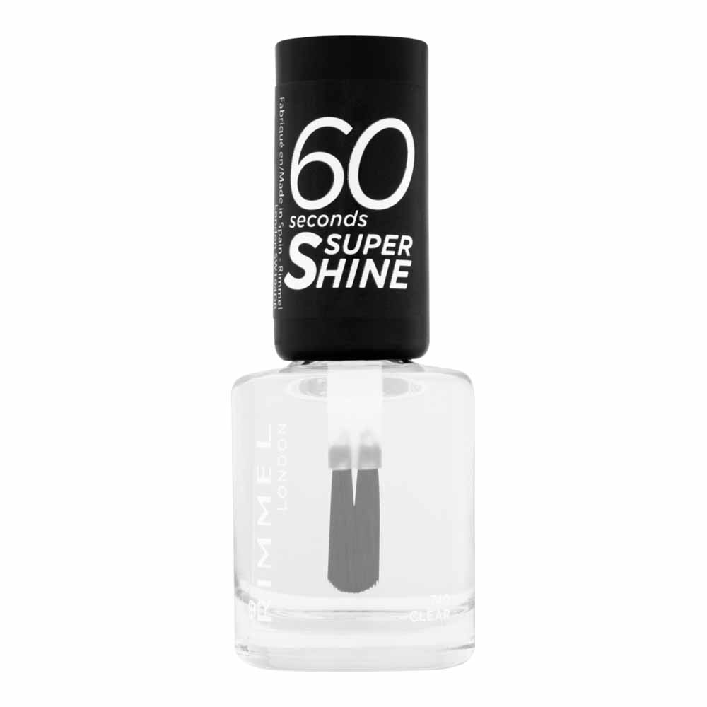 Rimmel 60 Seconds Super Shine Nail Polish Clear 740 Image