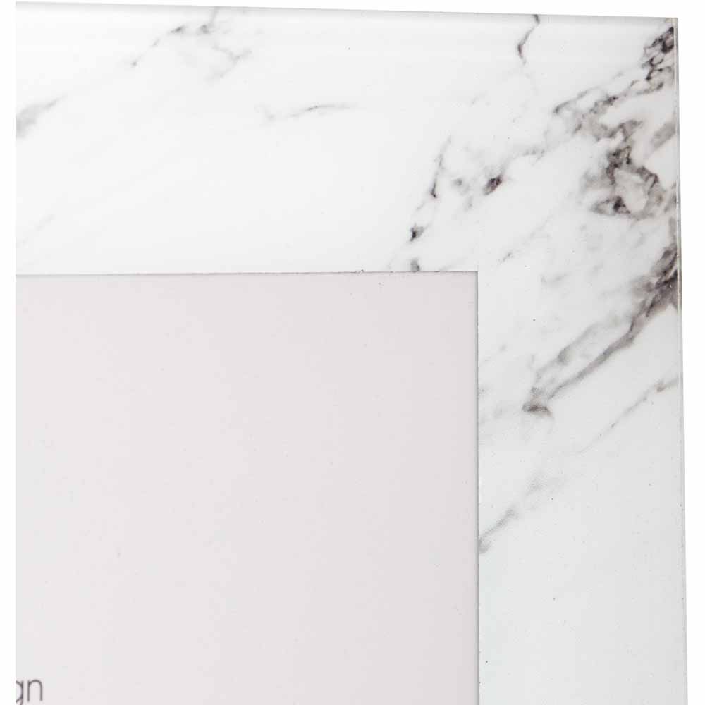 Wilko Marble Glass Photo Frame 10 x 8 Inch Wilko