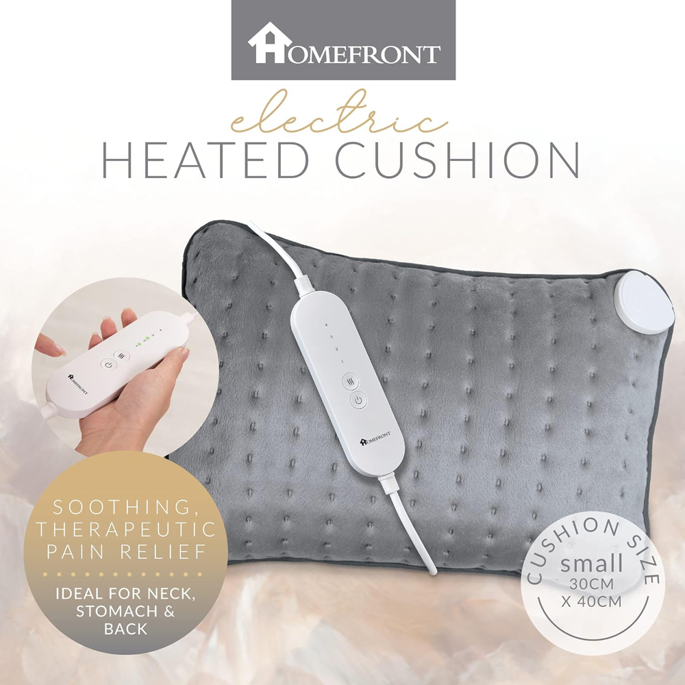 Homefront Grey Heated Cushion 50W Image 8
