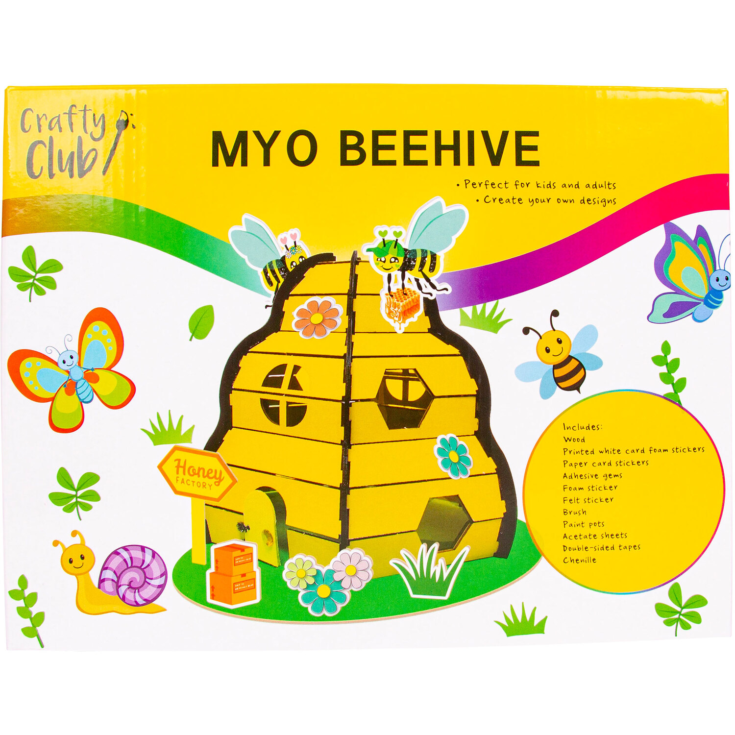 Crafty Club Make Your Own Beehive Image 1