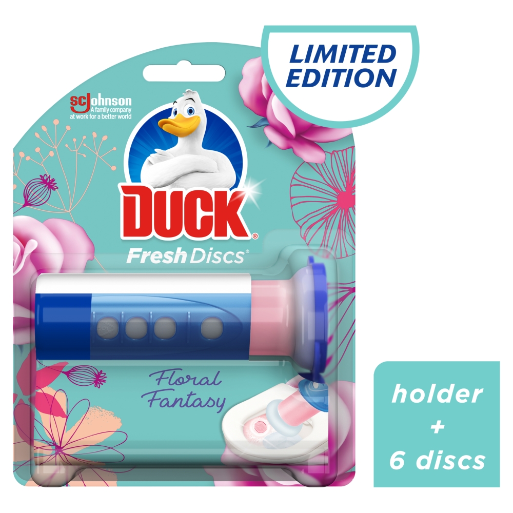 Duck Floral Fantasia Fresh Disc Holder Image 1