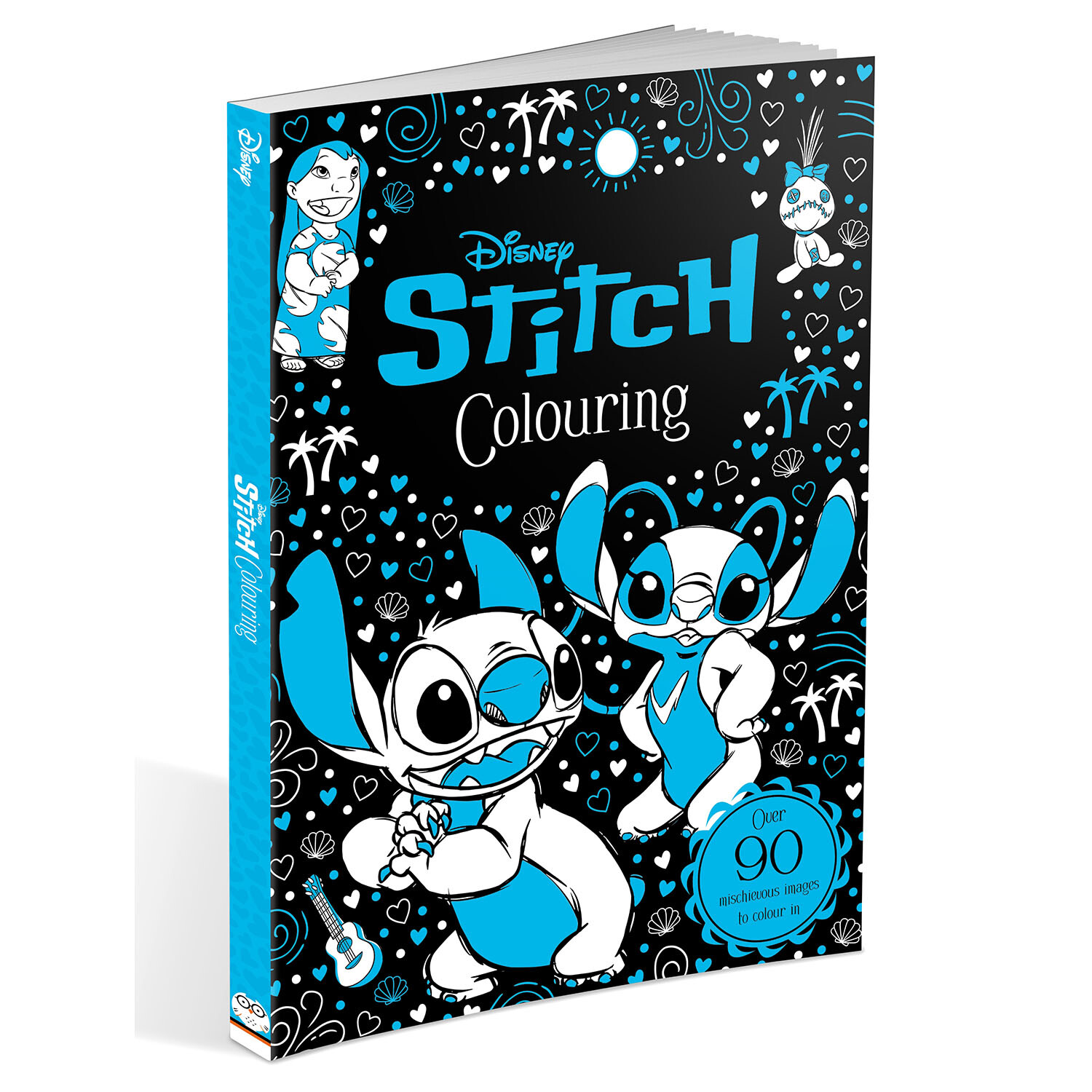 Premium Colour Stitch Colouring Book - Black Image 1