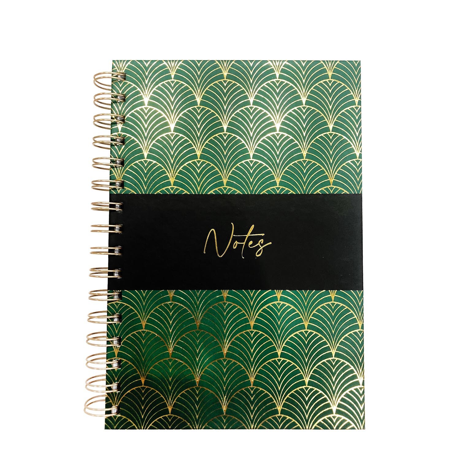 Art Deco A5 Notebook - Green Image