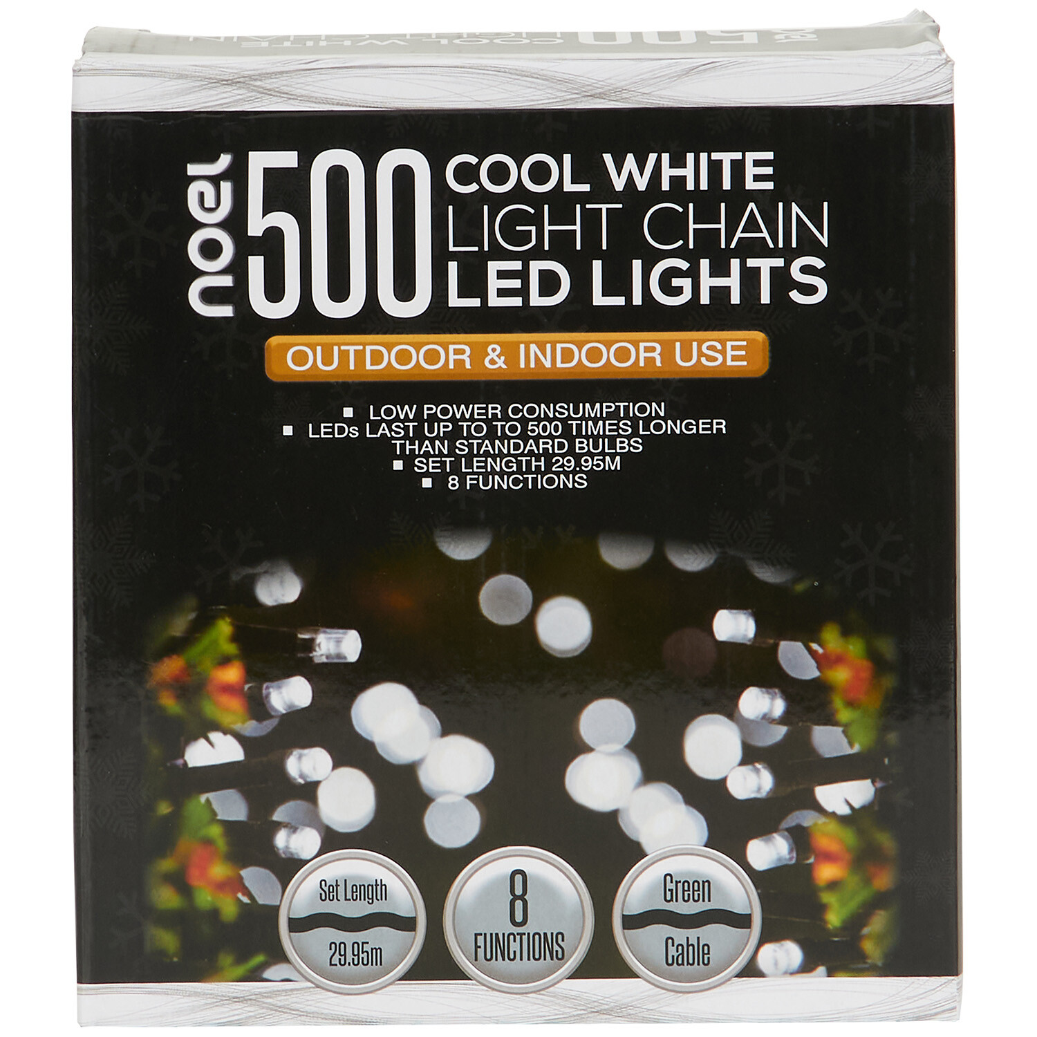 500 Classic Lights Chain Cool White - White Image 1