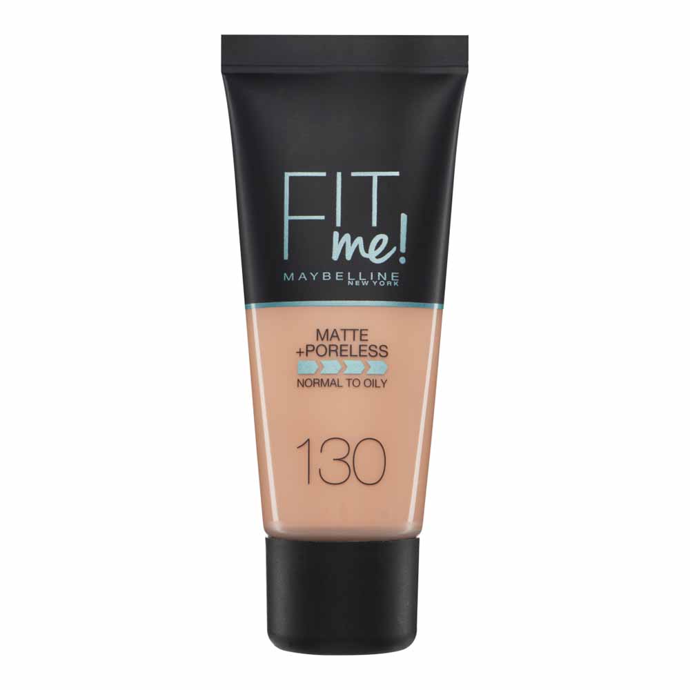 Maybelline Fit Me! Matte and Poreless Foundation Buff Beige 130 30ml Image 1