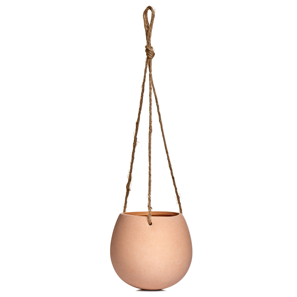 Wilko Terracotta Hanging Planter Image