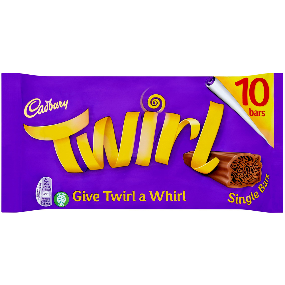 Cadbury Twirl Bar 10 Pack Image
