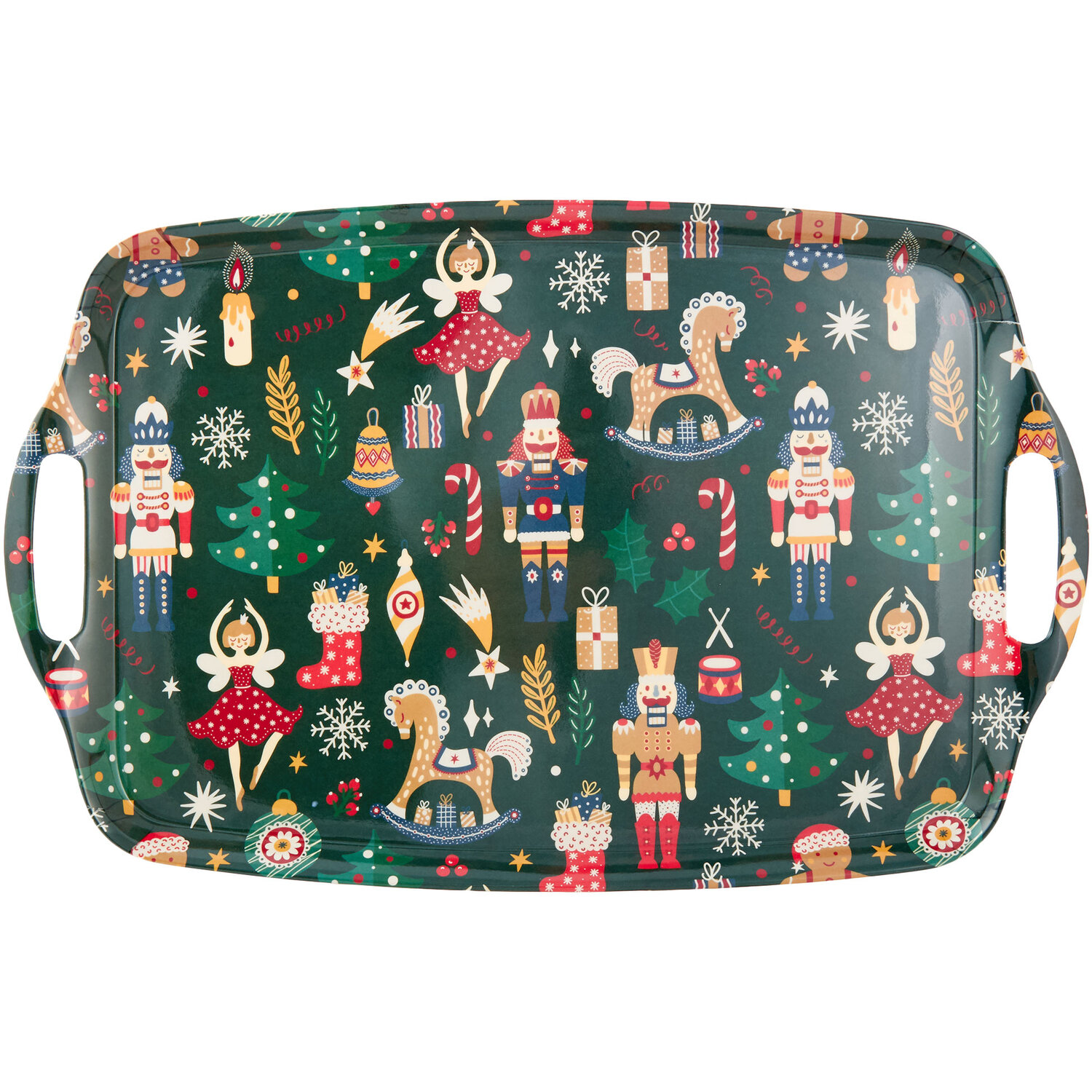 Christmas Print Large Tray Image 2