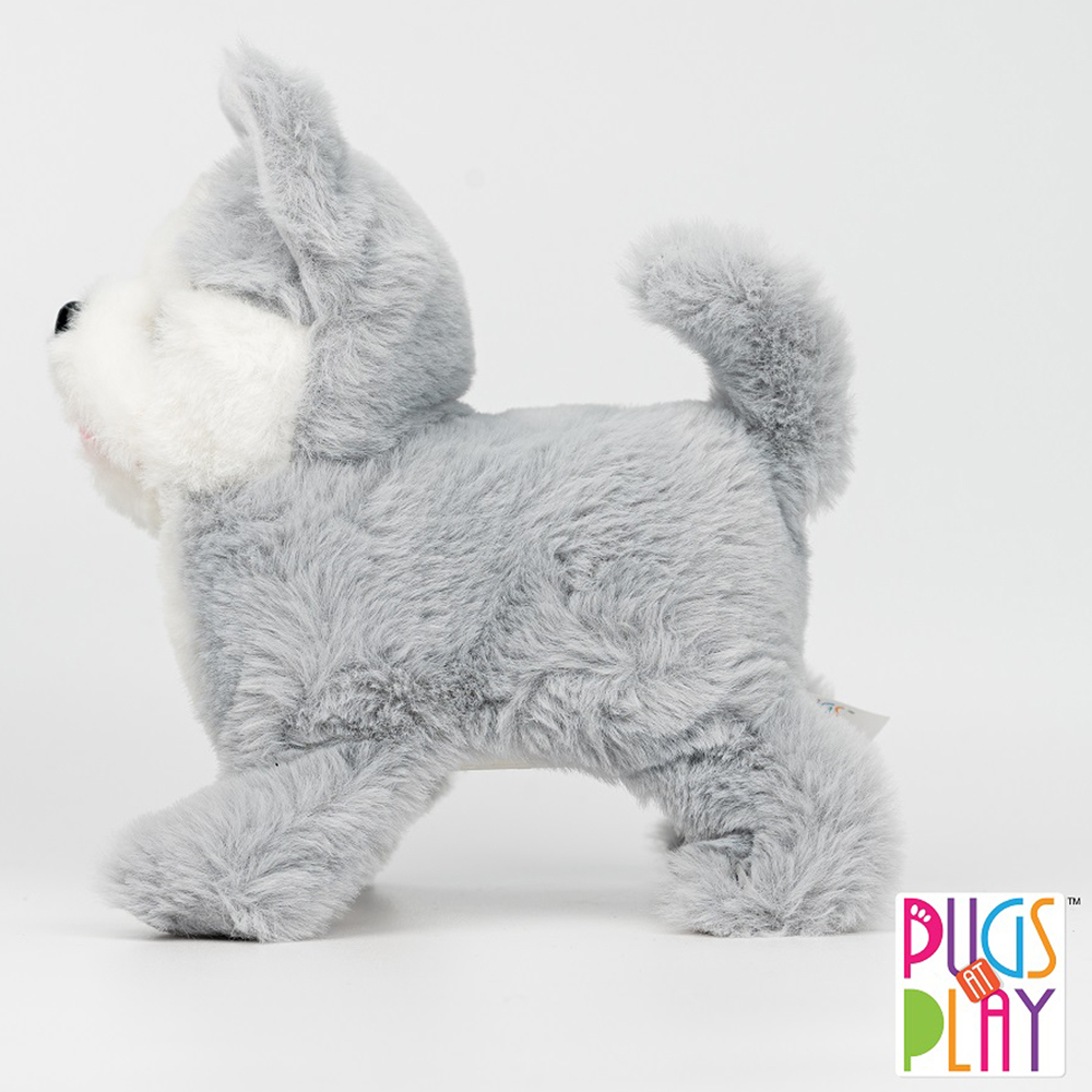 Pugs at Play Archie Interactive Flipping Dog Plush Soft Toy Image 9