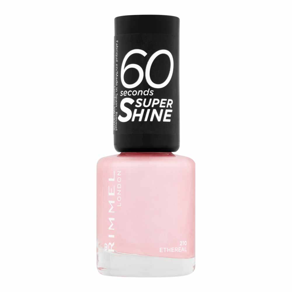 Rimmel 60 Seconds Super Shine Nail Polish Ethereal  Pink Image 1