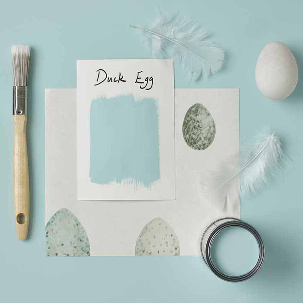 Rust-Oleum Chalky Furniture Paint Duck Egg 125ml Image 4