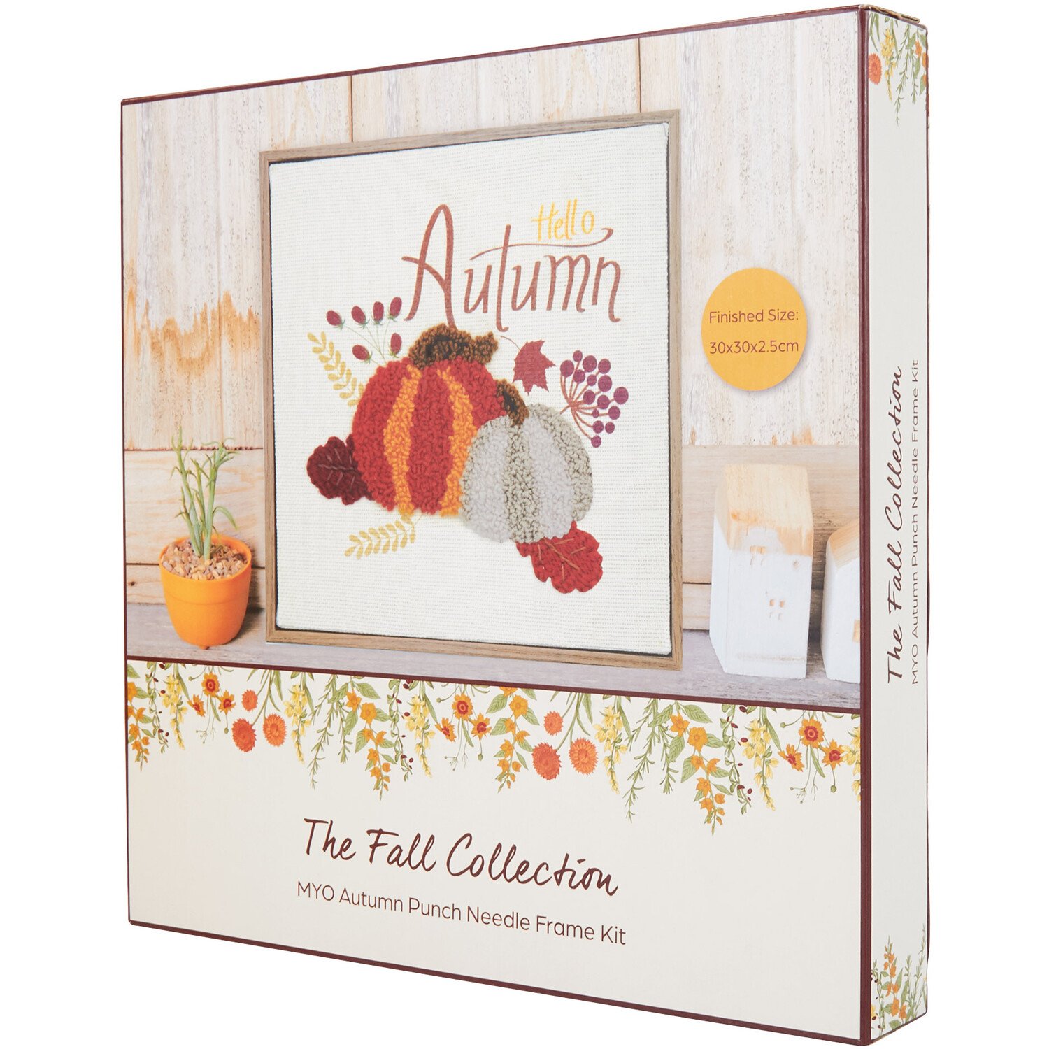 The Fall Collection MYO Autumn Punch Needle Frame Kit Image 3