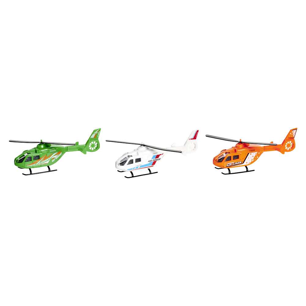 Wilko Roadsters Diecast Helicopter Assortment Image 1