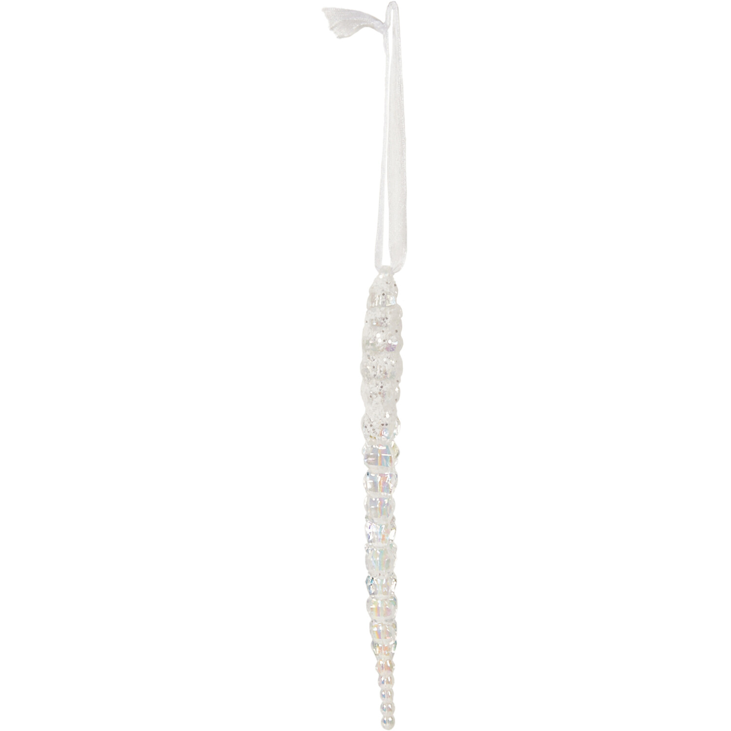 Set of 3 Hanging Frosted Icicles Image 2