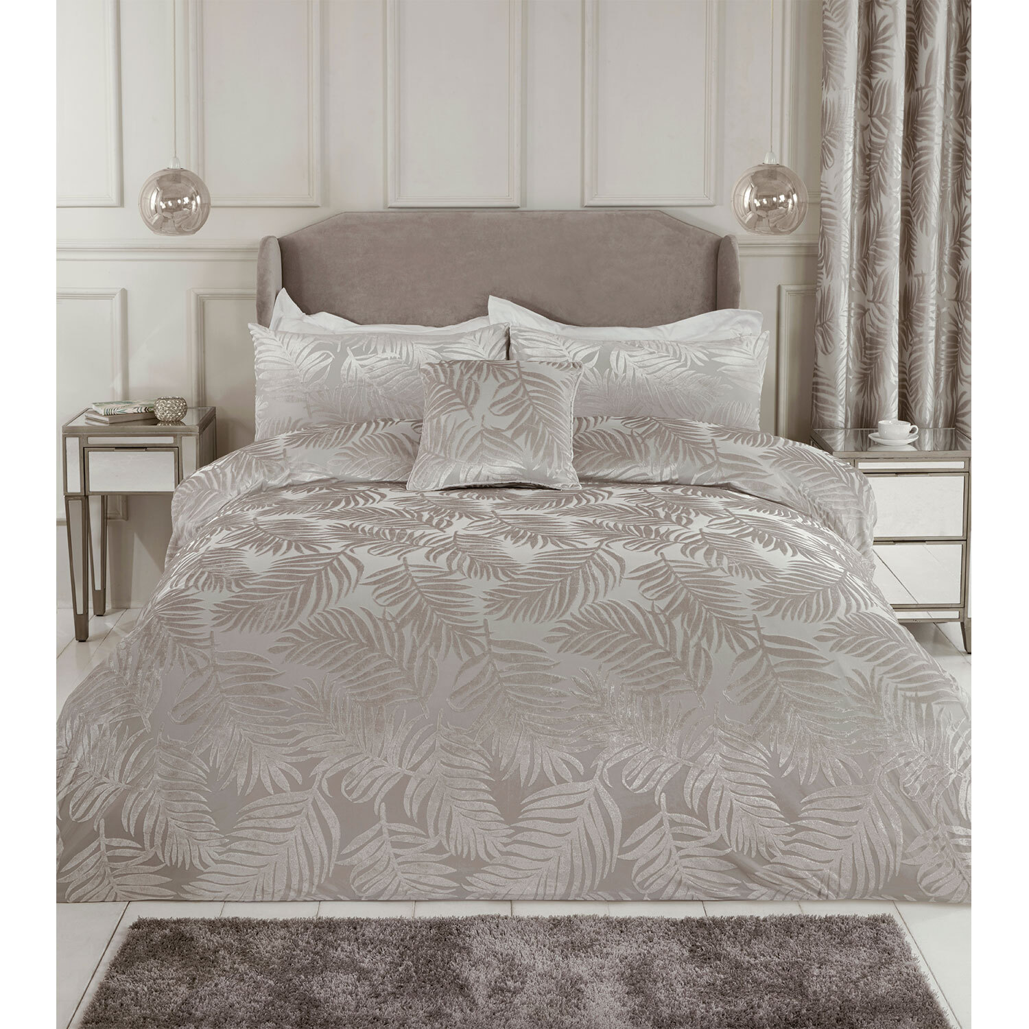 Divante Yasmin Super King Ivory Duvet Set Image 1