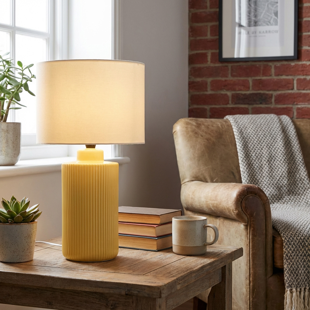 Lucia Table Lamp - Yellow Image 8