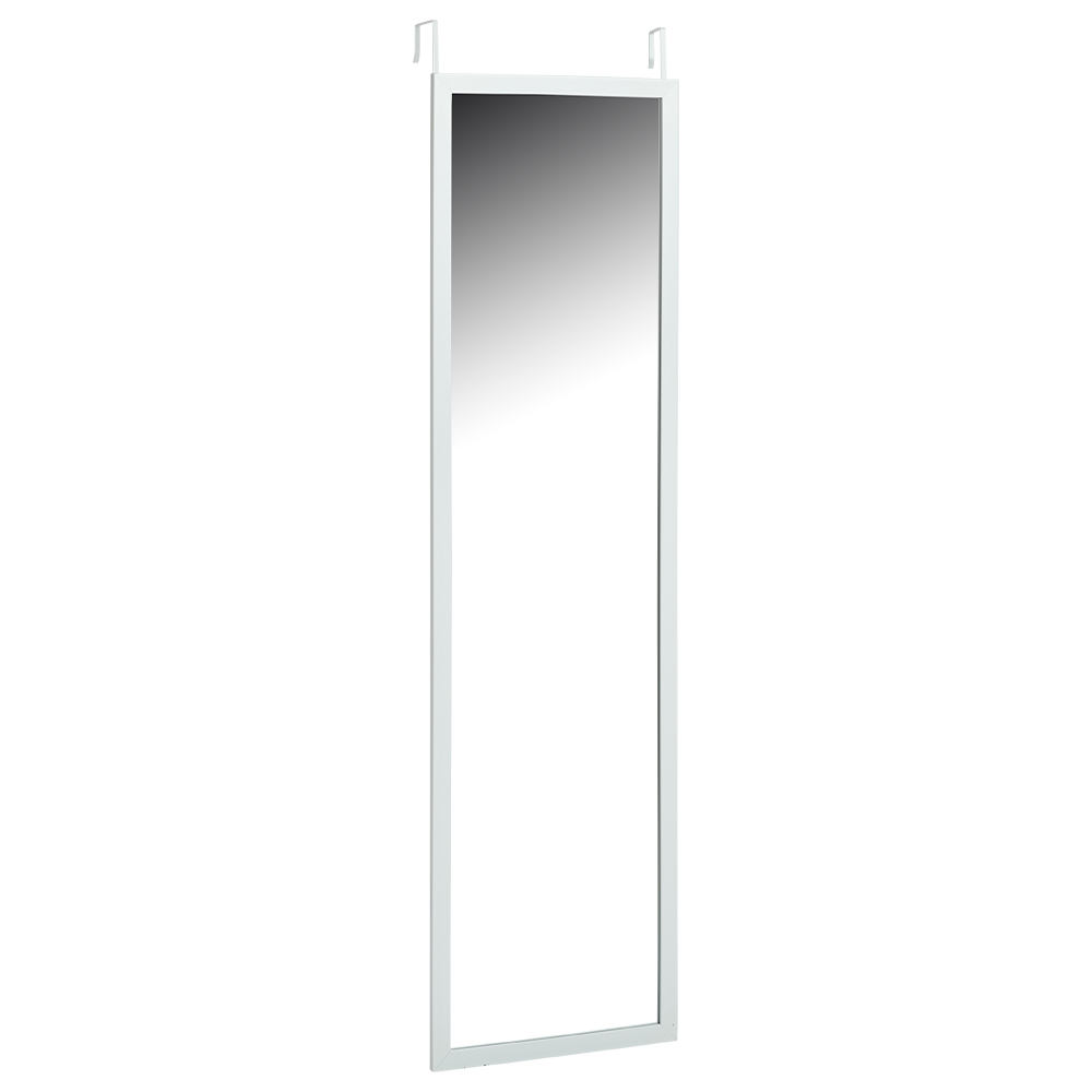 Wilko White Over Door Mirror Image 1