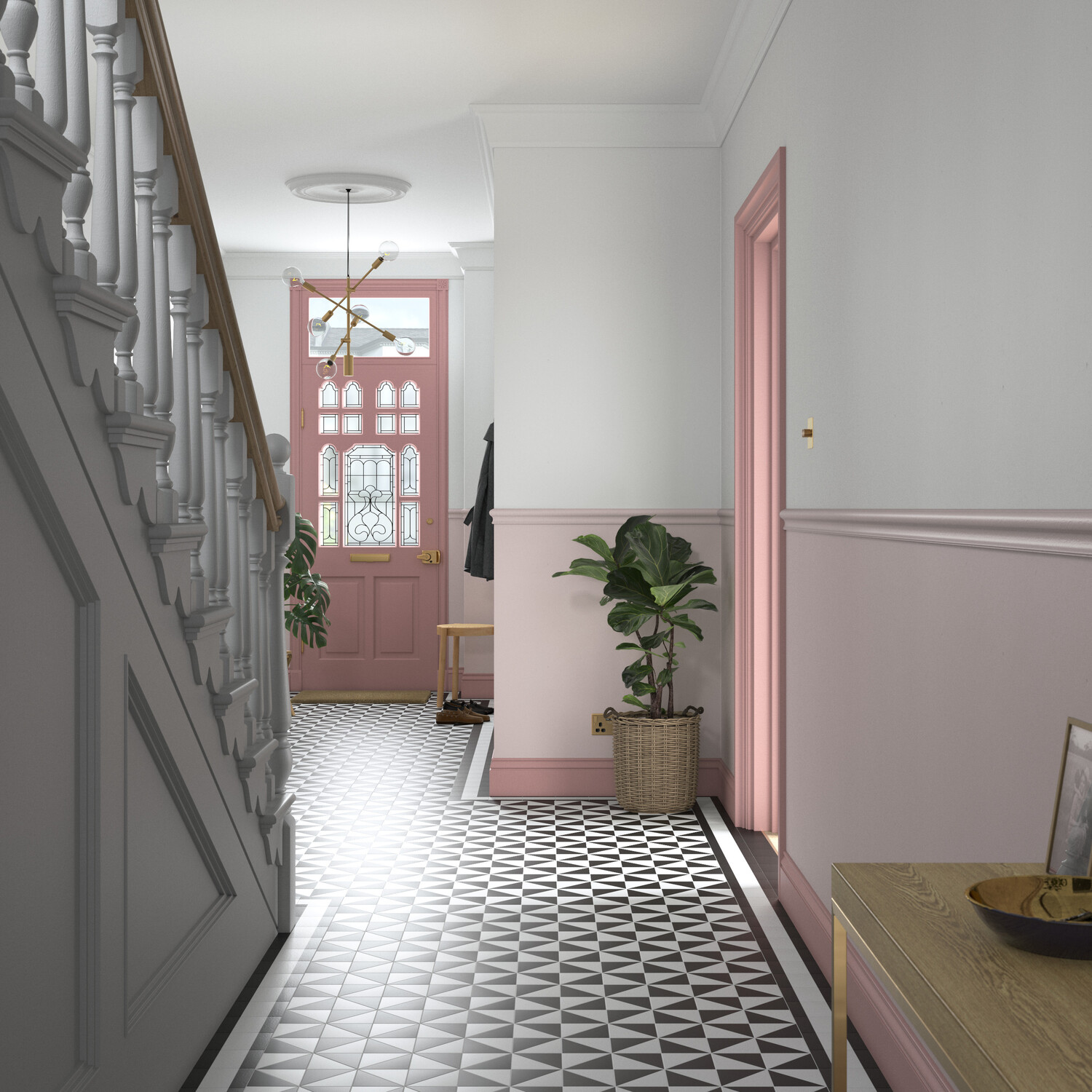 Dulux Heritage Walls and Ceilings Potters Pink Velvet Matt Emulsion Paint Tester Image 8