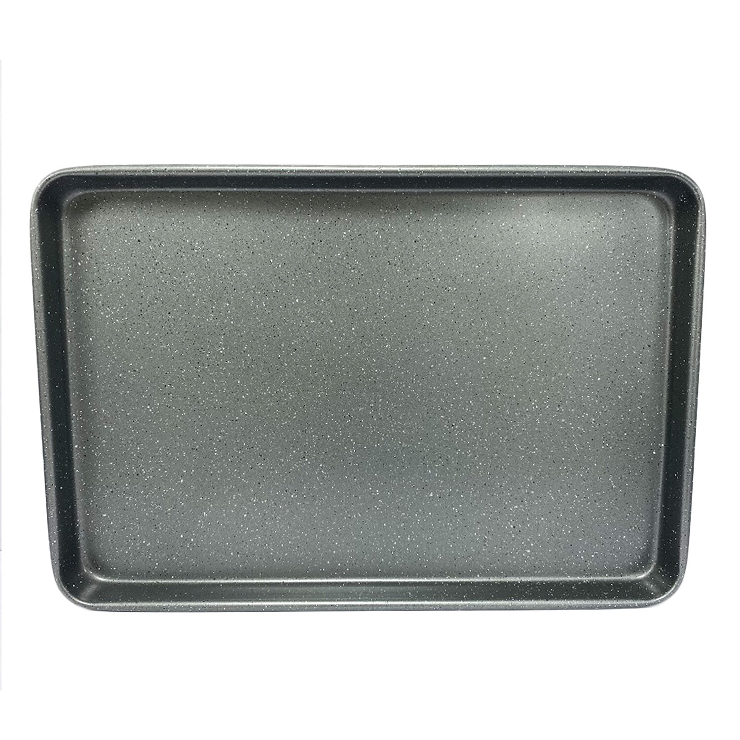 Marble Stone Finish Oven Tray - Grey / Large Image