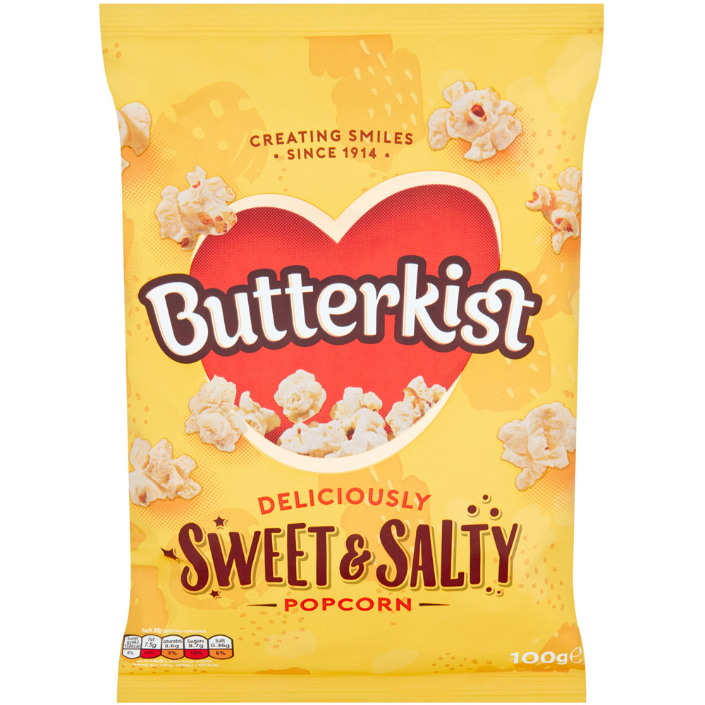 Butterkist Sweet and Salty Popcorn 100g Image