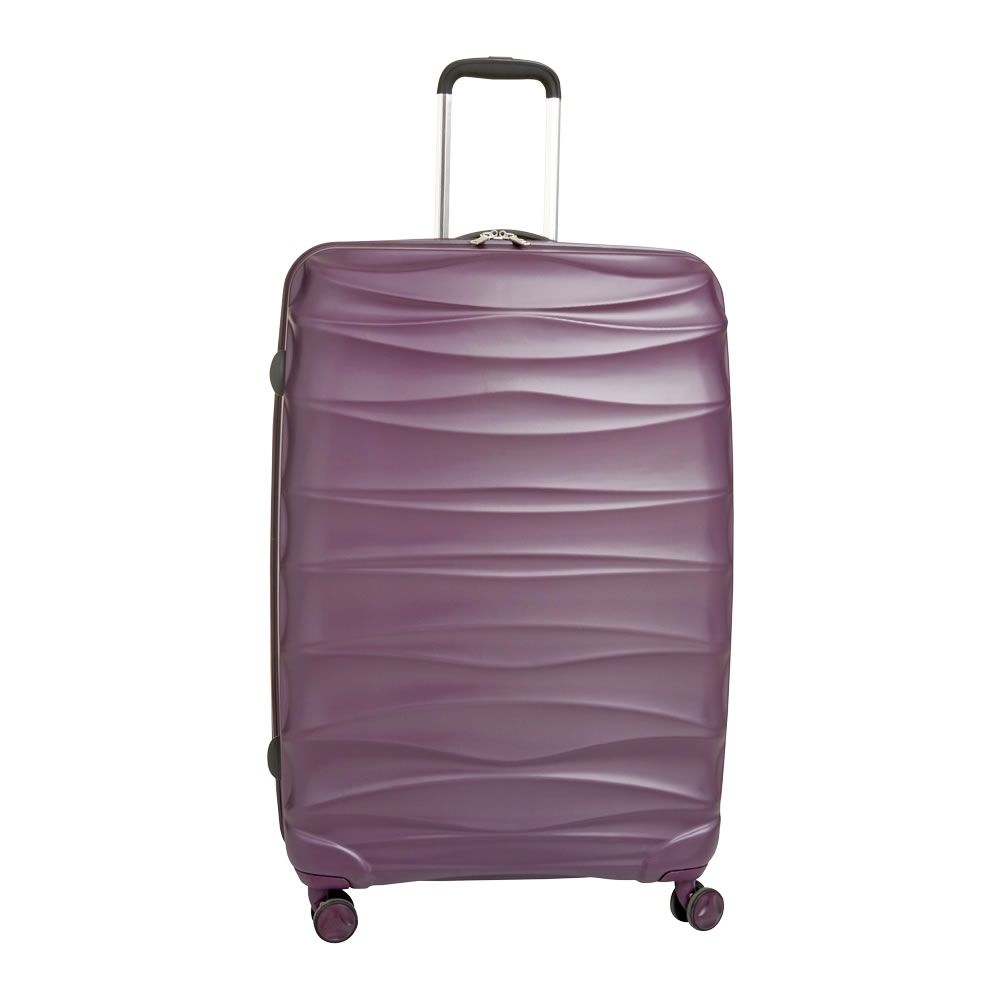 Wilko Lightweight Purple Hard Shell Large Case    28in Image 2