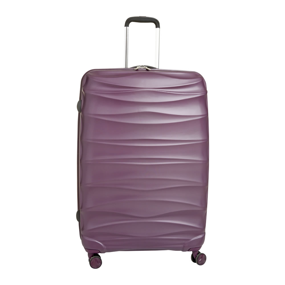 Wilko Lightweight Purple Hard Shell Large Case 28in Wilko