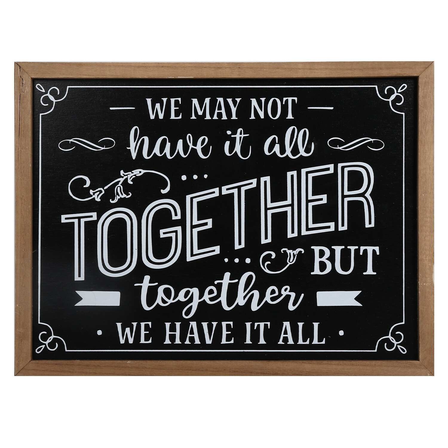 Chalkboard Style Family Quote Sign - Black Image 2