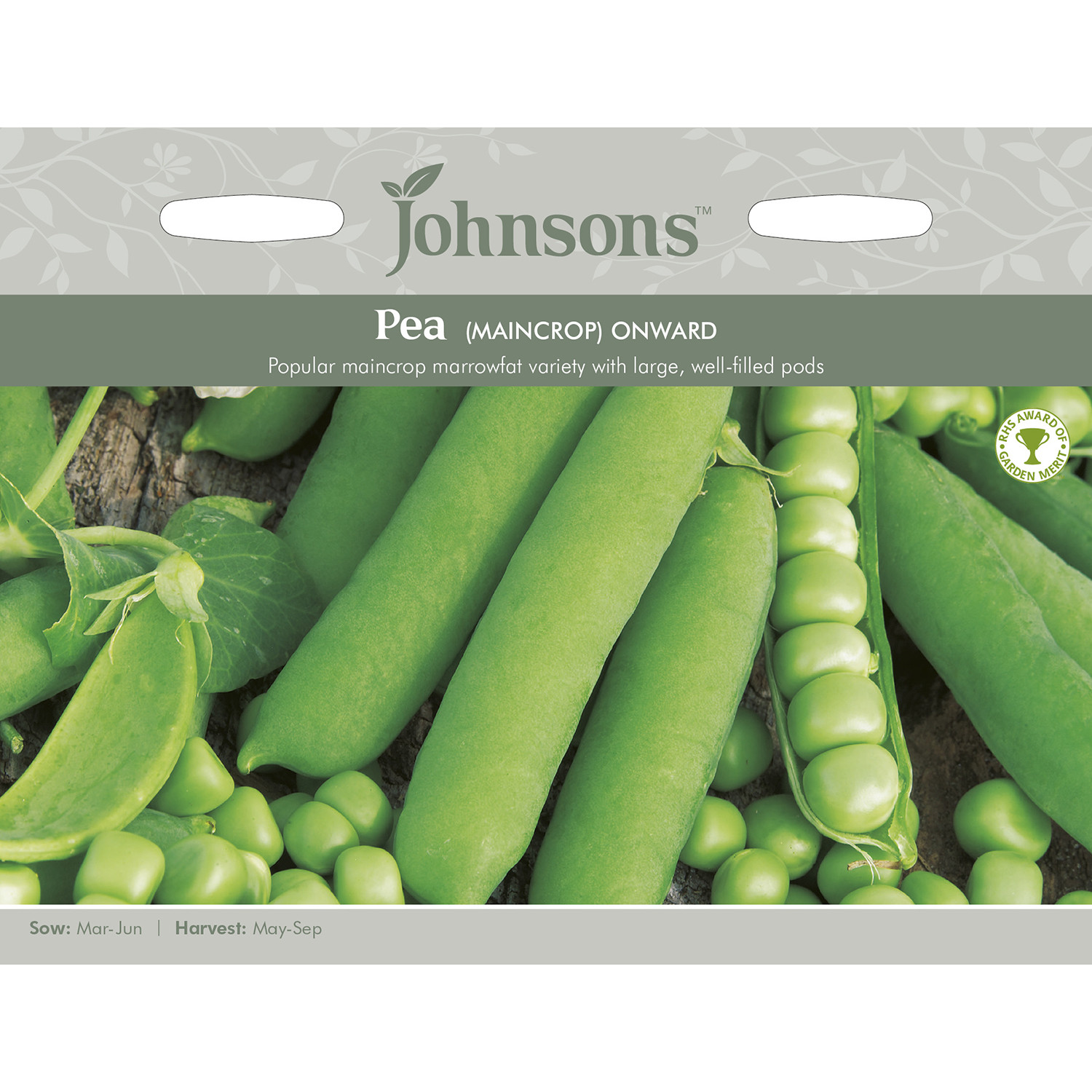 Johnsons Onward Pea Seeds Image 2
