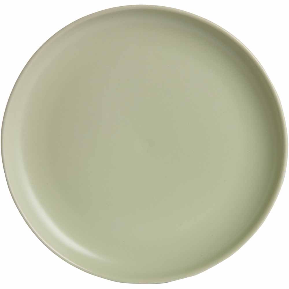 Wilko Green Coupe Dinner Plate Image 1
