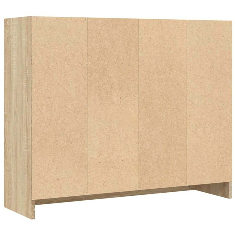 vidaXL 3 Door 3 Drawer Sonoma Oak Sideboard Image 7