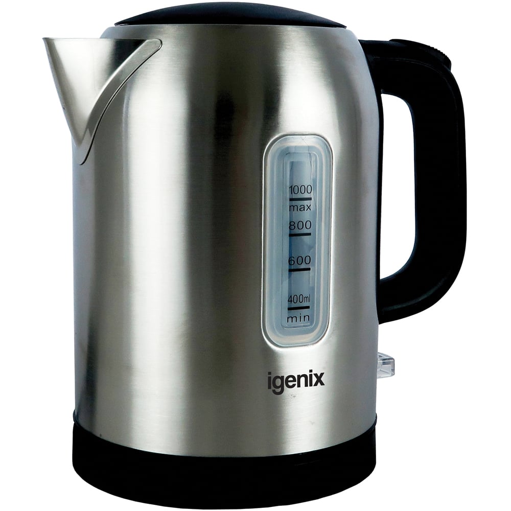 Igenix Stainless Steel 1L Jug Kettle 2200W Image 1