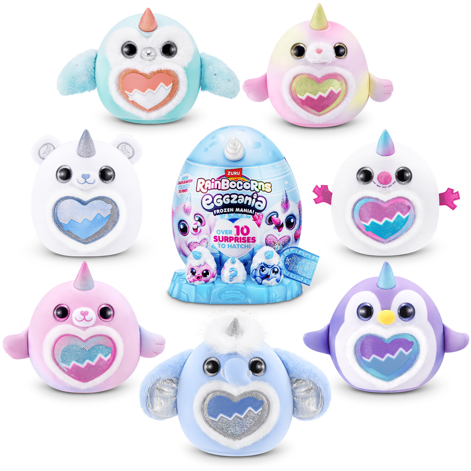 Rainbocorns Eggzania Frozen Mania Toy Image 2