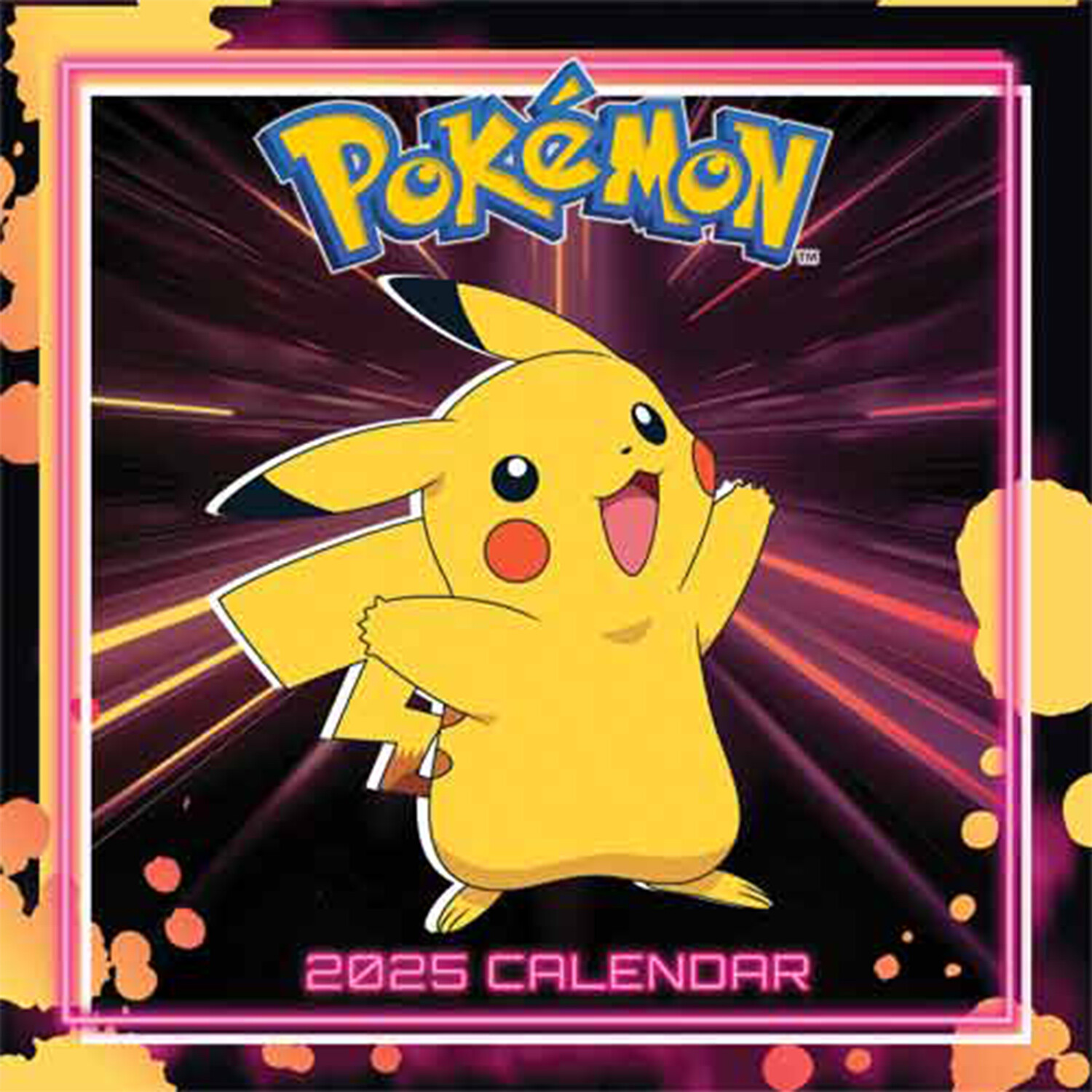 2025 Pokemon Wall Calendar Image