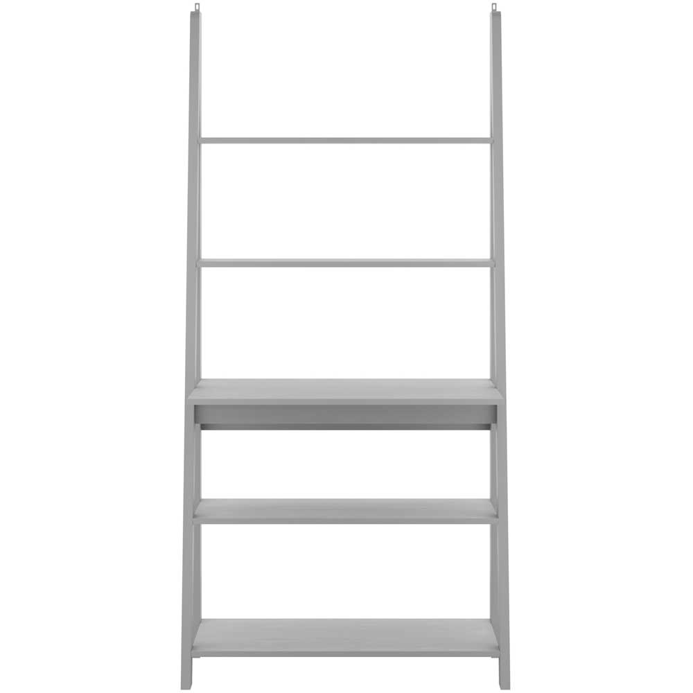 Tiva 5 Tier Grey Ladder Desk Image 3