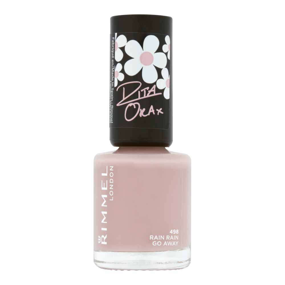 Rimmel 60 Seconds Rita Ora Nail Polish Rain Rain Go Away 498 Image 1