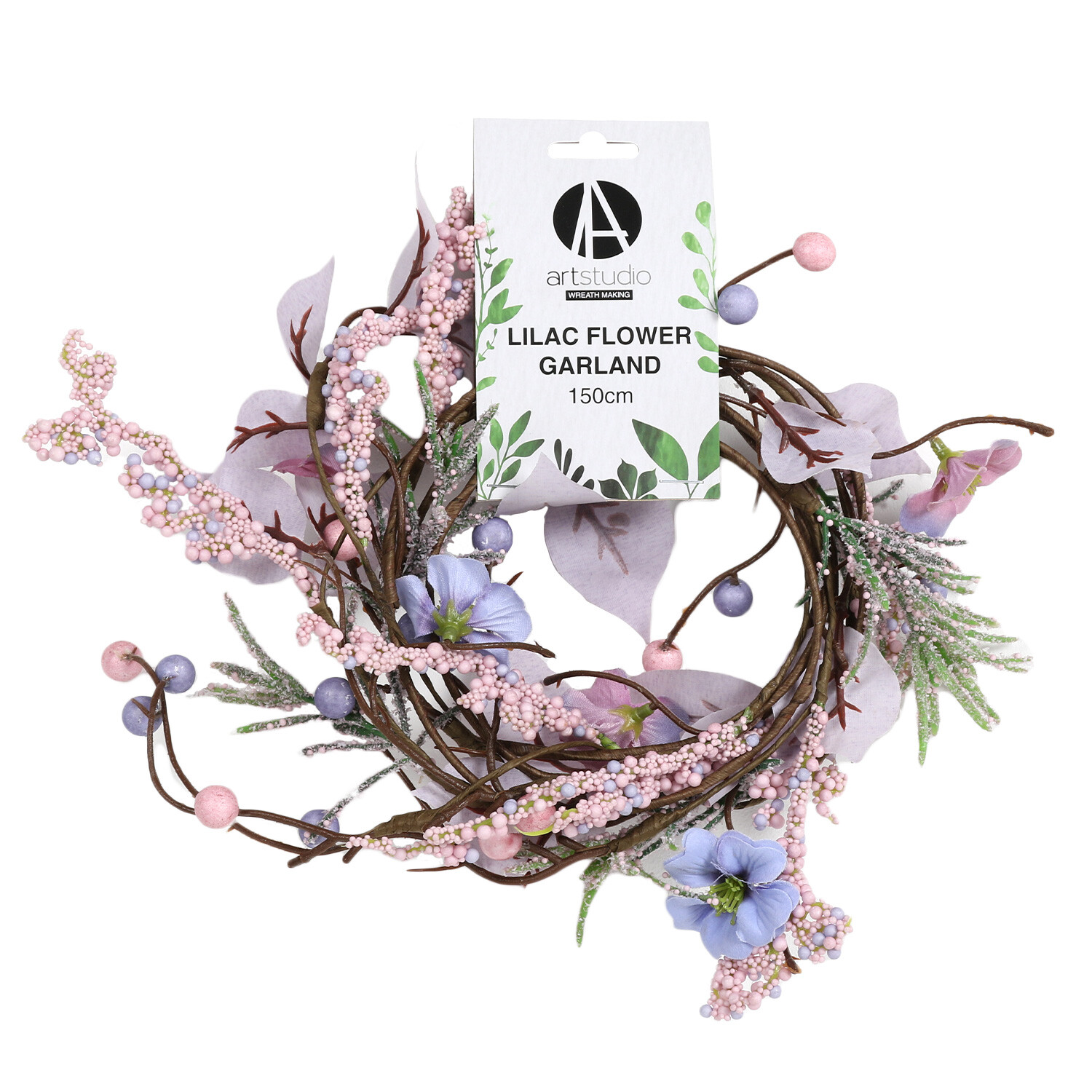 Art Studio Lilac Flower Garland Image