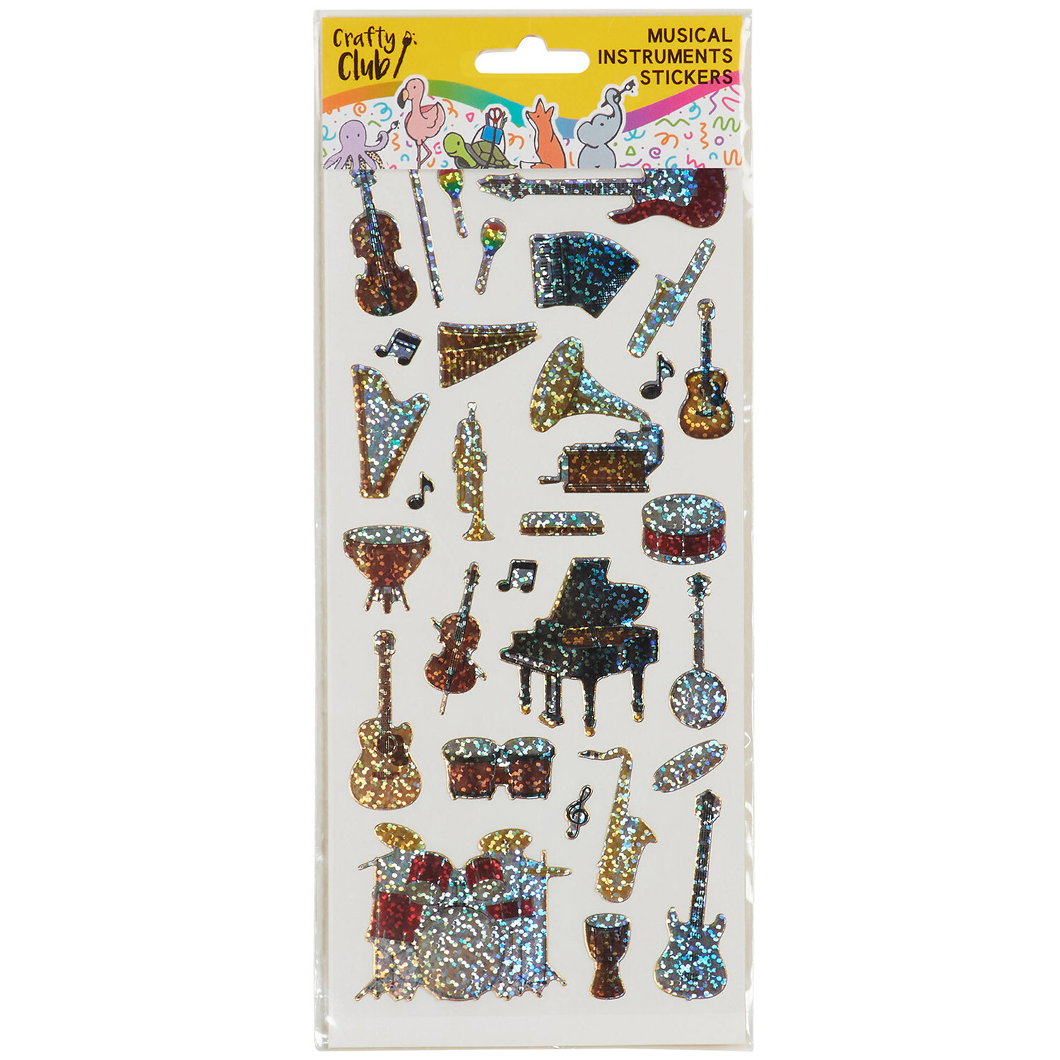 Crafty Club Musical Instruments Stickers Set Image 1
