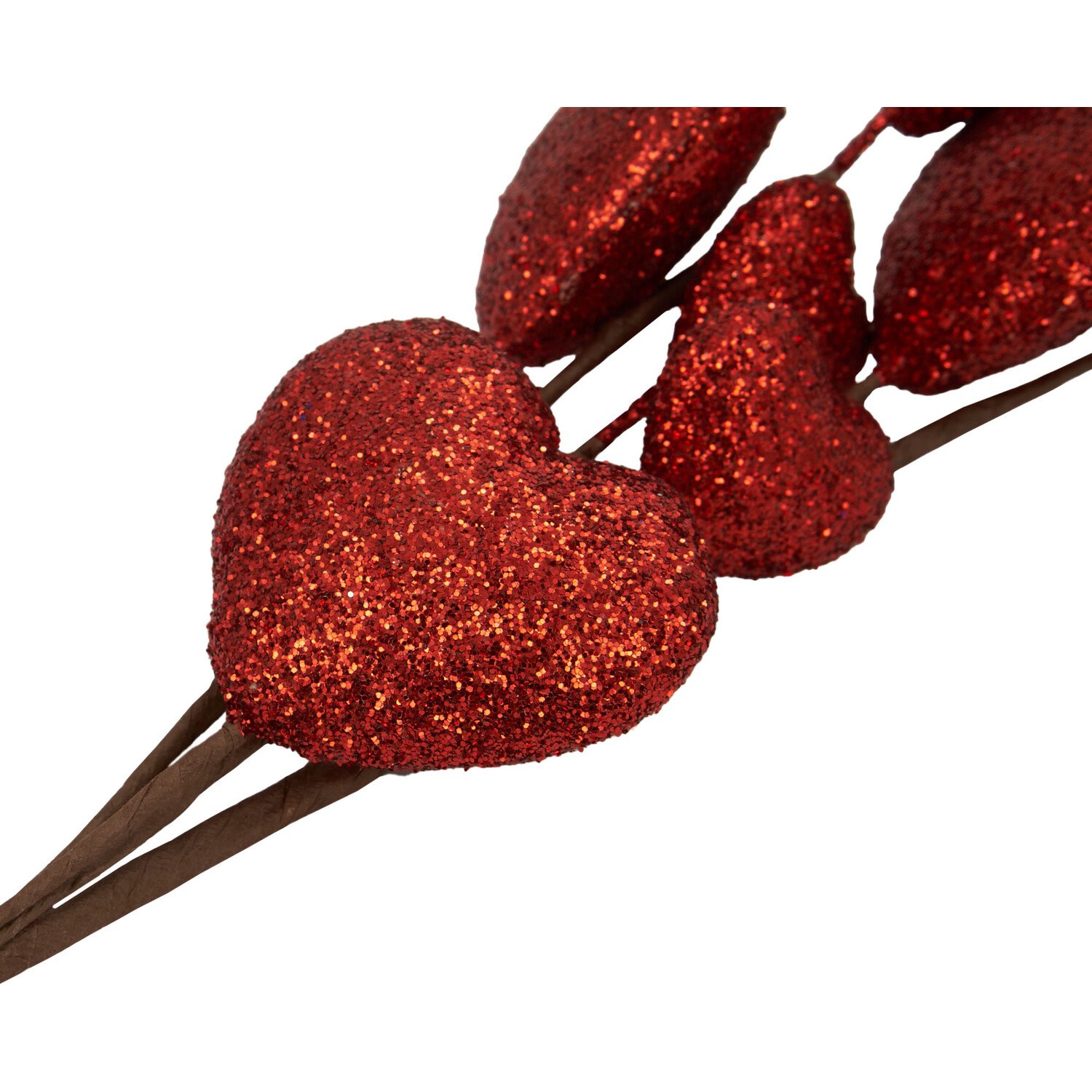 Glitter Heart Pick - Red Image 4